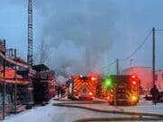 Incendio industrial de gran magnitud encendió las alarmas en Grand Rapids en febrero de 2025