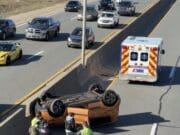 Madre e hija salen ilesas tras accidente en la autopista US-131 en Grand Rapids