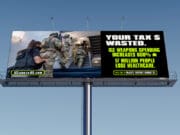 Instalan más de 200 vallas publicitarias contra el ICE en ciudades de Estados Unidos