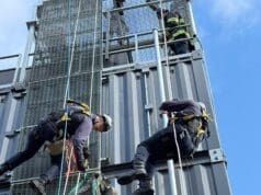 Bomberos de Kentwood refuerzan entrenamiento técnico en nueva torre especializada