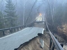 Túnel de un puente colapsa en carretera de Michigan