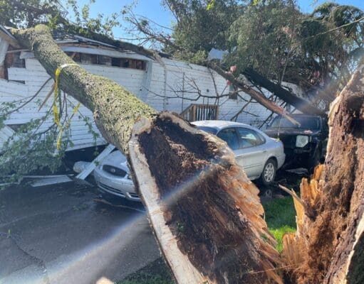 Caos por tormentas: lluvias destruyen puentes, inundan calles y arrancan árboles en Michigan