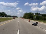 Motociclista pierde la vida en accidente en Algoma Township