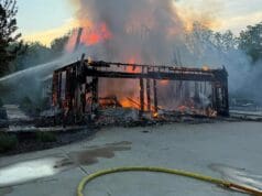 Incendio consume vivienda en Plainfield Township; varias corporaciones apoyaron en la emergencia