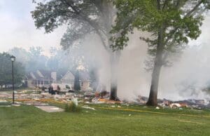 Exploson devasta vivienda en Plainfield