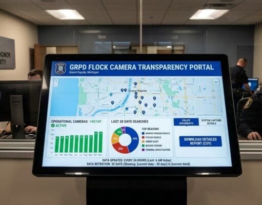 Lanza el GRPD su portal de transparencia para monitorear las cámaras Flock